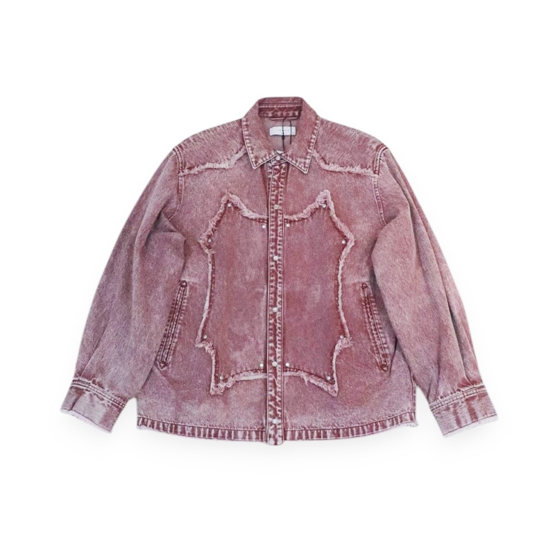 TAUPE / TPE WESTERN CUT OFF LOOSE SHIRTS