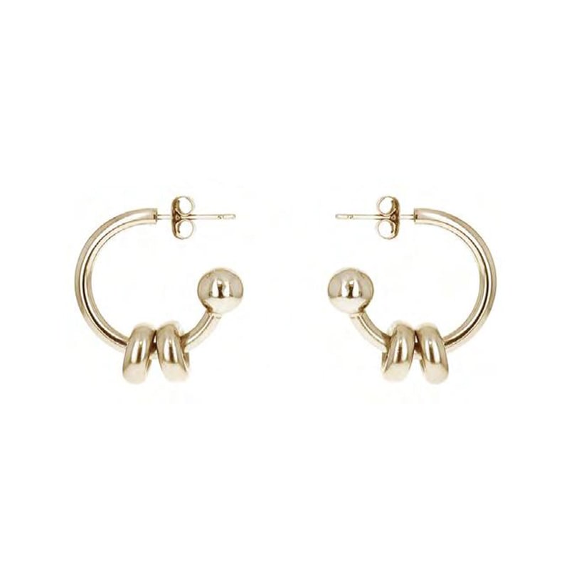 JUSTINE CLENQUET / JU ALAN EARRINGS