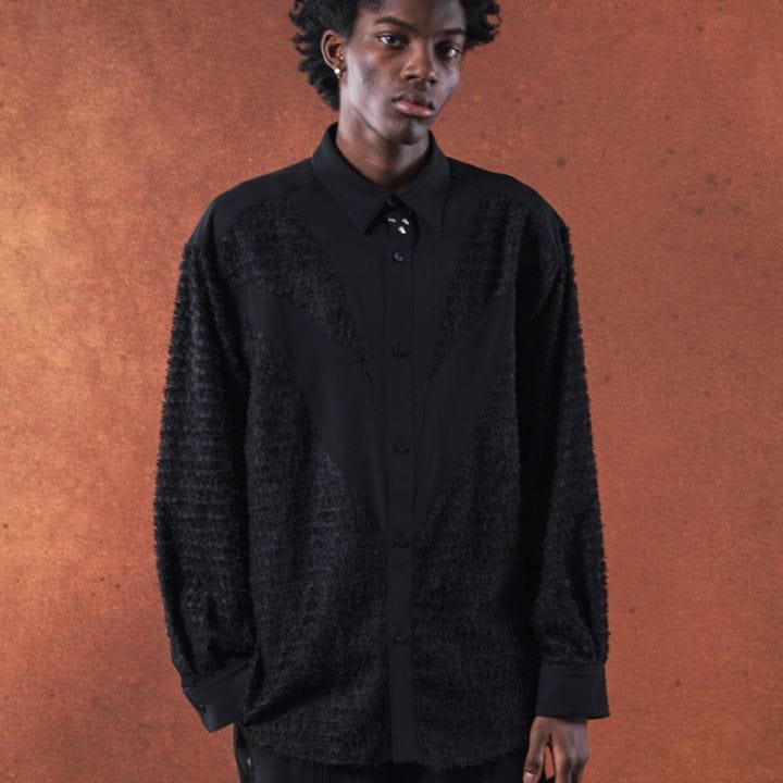 TAUPE / TPE CUT JQ CONSTRUCTIVE SHIRTS