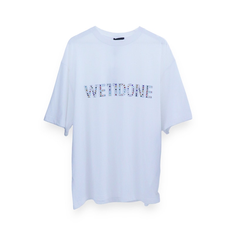 WE11DONE / WE CHUNKY LOGO T- SHIRT