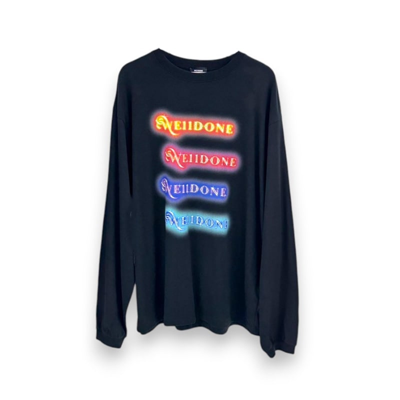 WE11DONE / WE LOGO LONG- SLEEVED T-SHIRT