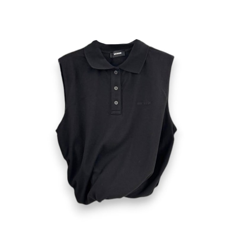 WE11DONE / WE SLEEVELESS TWIST POLO