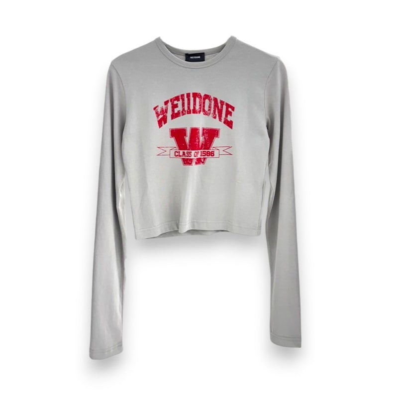 WE11DONE / WE 11 PRINT LONG-SLEEVED T-SHIRT