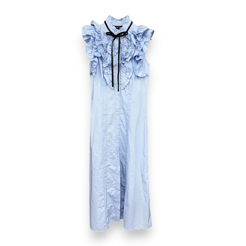 sister jane / si Glassy Ruffle Pleat Midi Dress