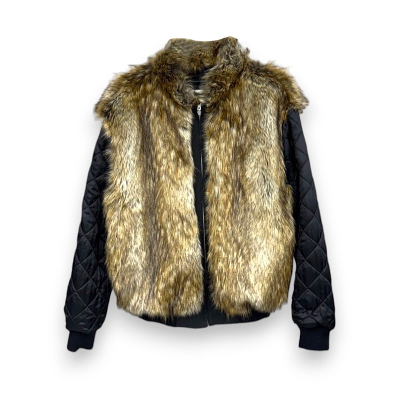 MM6 / MM Reversible Fur Bomber Jacket
