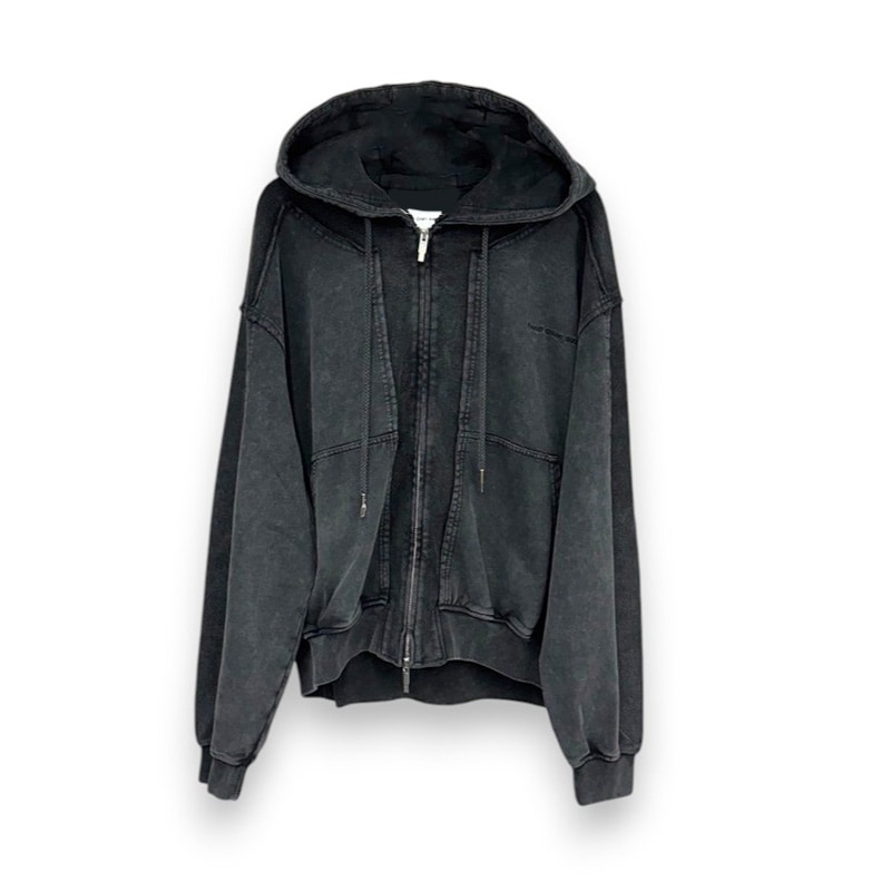 Feng Chen Wang / FCW Deconstructed patch zip up hoodie