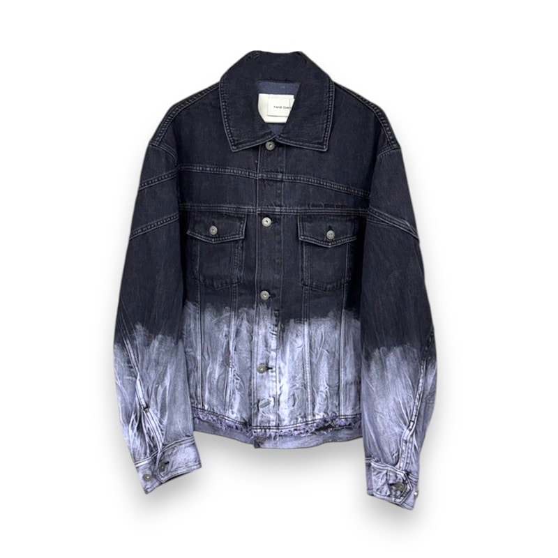 Feng Chen Wang / FCW Deconstructed Tie Dye Denim Jacket