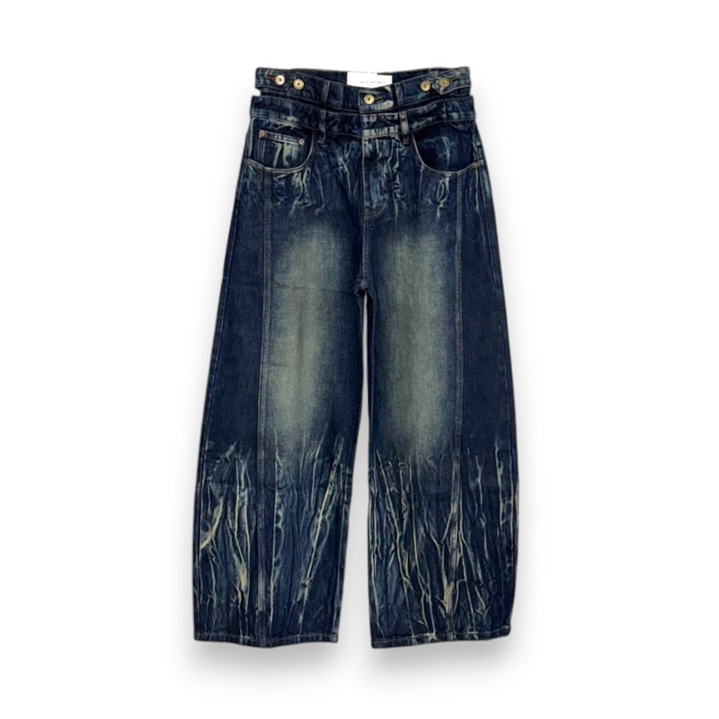 Feng Chen Wang / FCW Gradient Tie Dye Denim Trousers