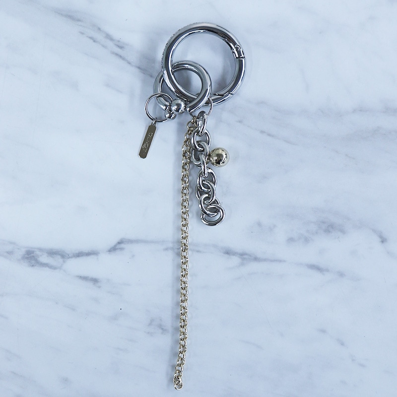 JUSTINE CLENQUET / JU LEWIS KEYCHAIN