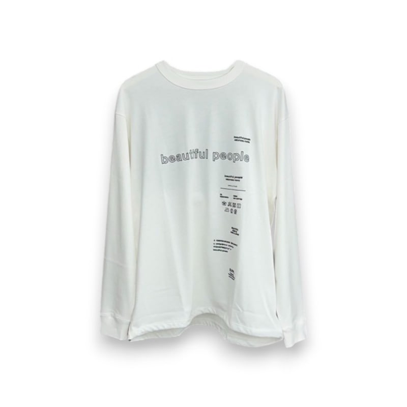 beautiful people / bp suvin compact jersey bp embroidery top