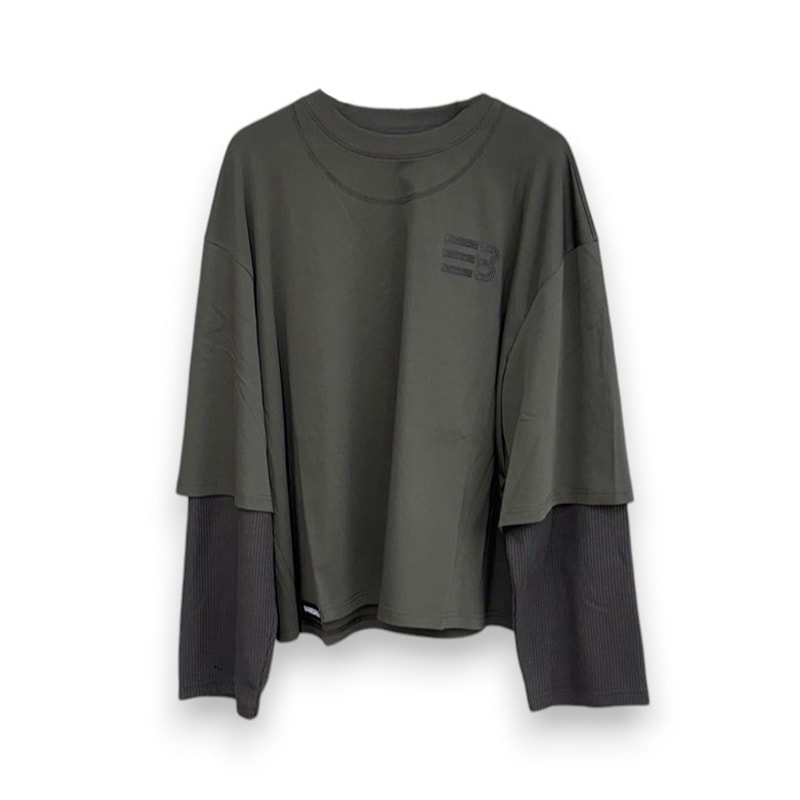 NAMESAKE / NS MAYO OVERSIZED GLOBE DOUBLE SLEEVE TEE