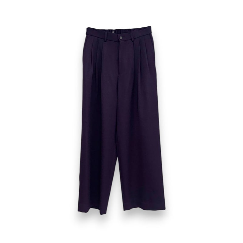 MARKAWARE / MW TRIPLE PLEATED WIDE TROUSERS