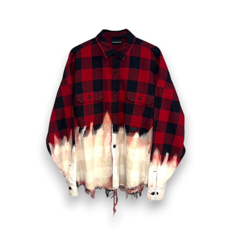 FORSOMEONE / FO EAGLE CHECK SHIRT