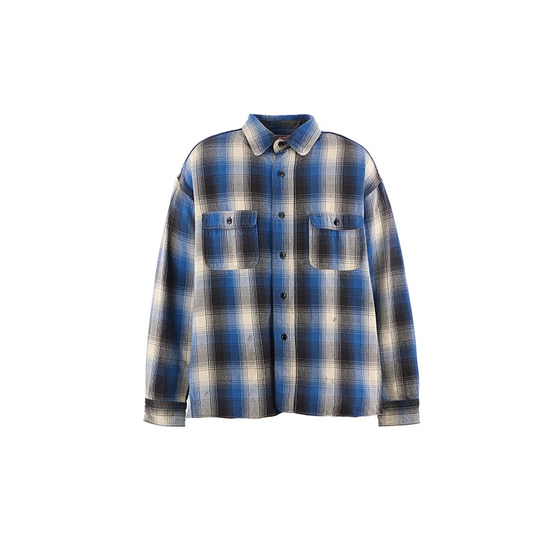 SAINT MICHAEL / SM BB_FLANNEL SHIRT/CHECK