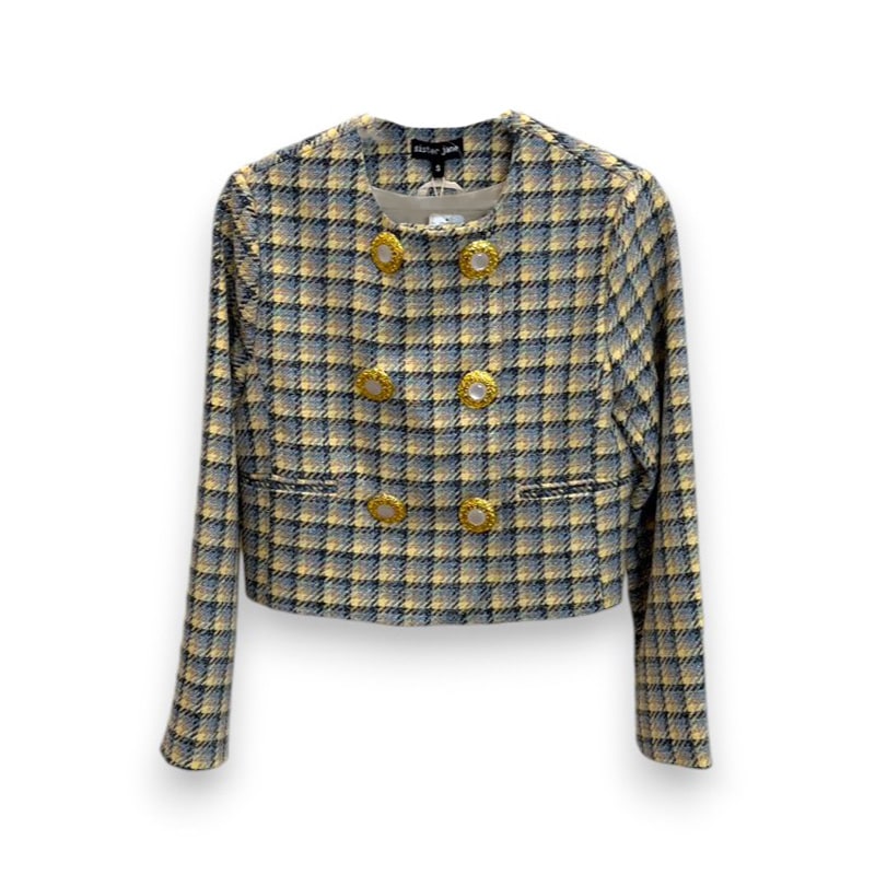 sister jane / si Nook Check Double Breasted Jacket