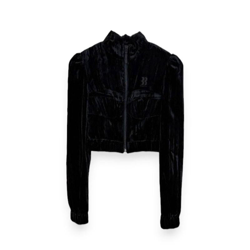 BASICKS / BS Stripe Velvet Cigarettes Shoulder Jacket