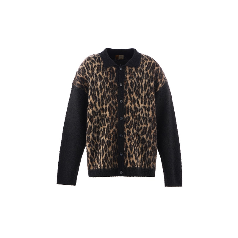 SAINT MICHAEL / SM KNIT CARDIGAN/LEOPARD