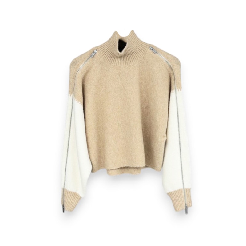 3.1Phiillip Lim / PH Is dolman turtleneck PO W ZIPPERS