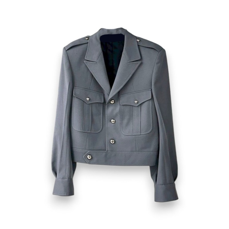 JOHN LAWRENCE SULLIVAN / JLS WOOL BARATHEA MASSIVE ROUNDED SLEEVE IKE JACKET