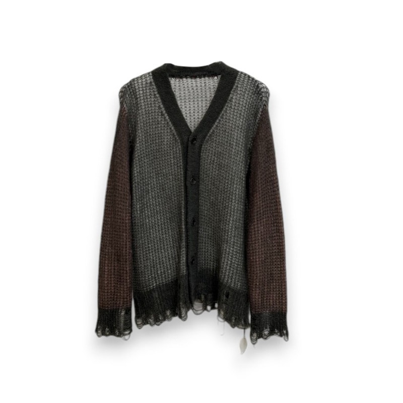 beautiful people / bp wooledmohair knitted reversible cardigan