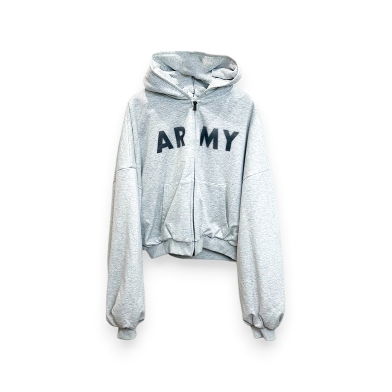 FORSOMEONE / FO SWEAT PUFFER HOODIE