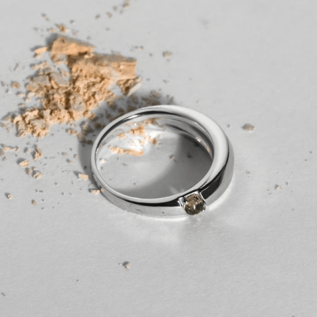 i nodo / Torso05 Ring (スモーキークォーツ)