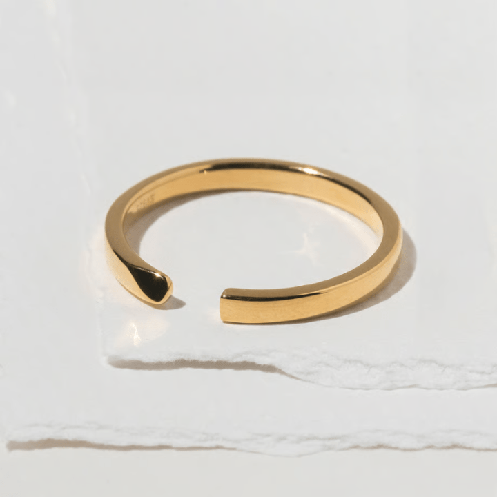 i nodo / IKUE01 Ring & Ear Cuff (Gold)