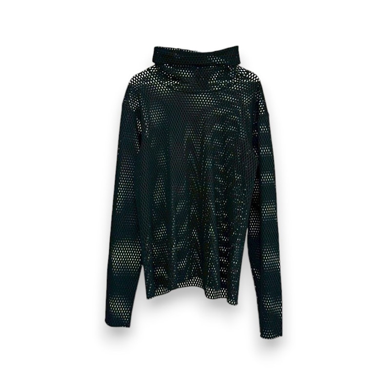 JOHN LAWRENCE SULLIVAN / COTTON MESH HIGH NECK TOP