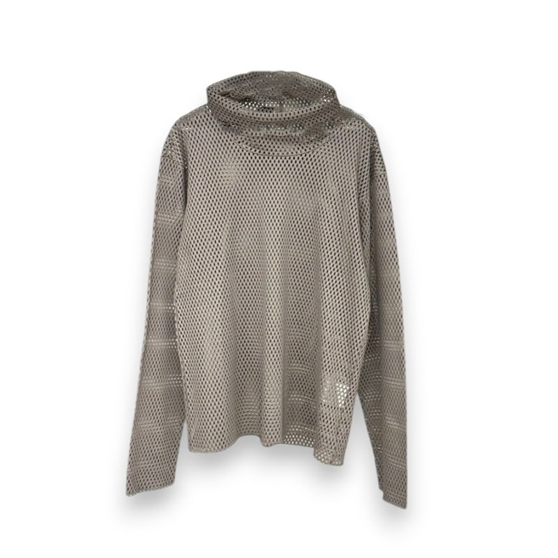 JOHN LAWRENCE SULLIVAN / COTTON MESH HIGH NECK TOP | JOHN LAWRENCE