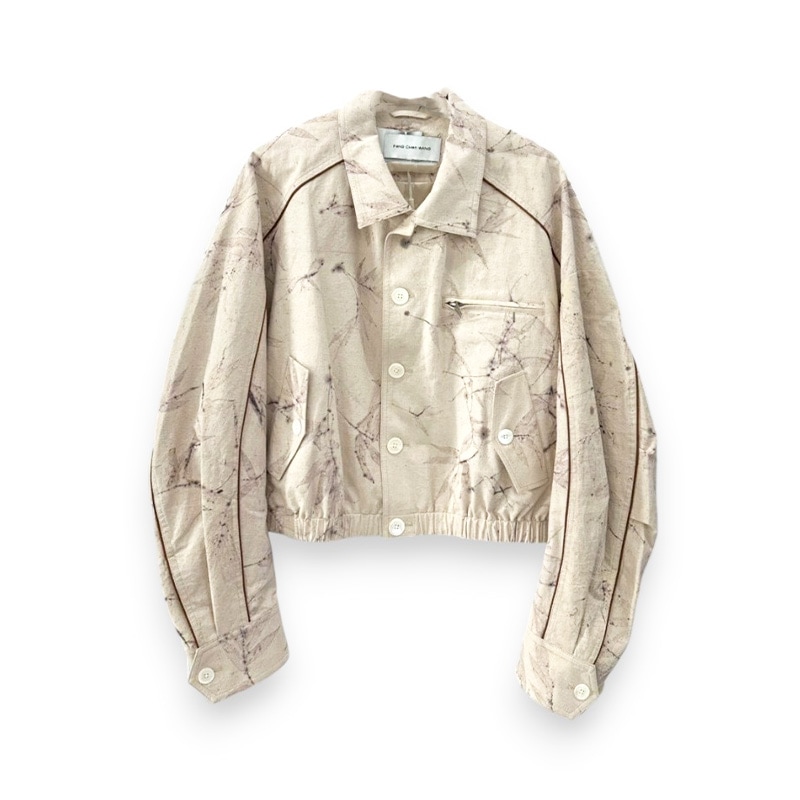Feng Chen Wang / FCW 2 in 1 Jacket with plants dye on antique fabric