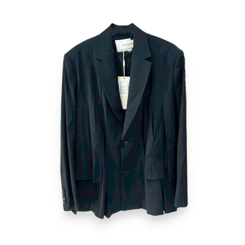Feng Chen Wang / FCW ilregular pleats blazer