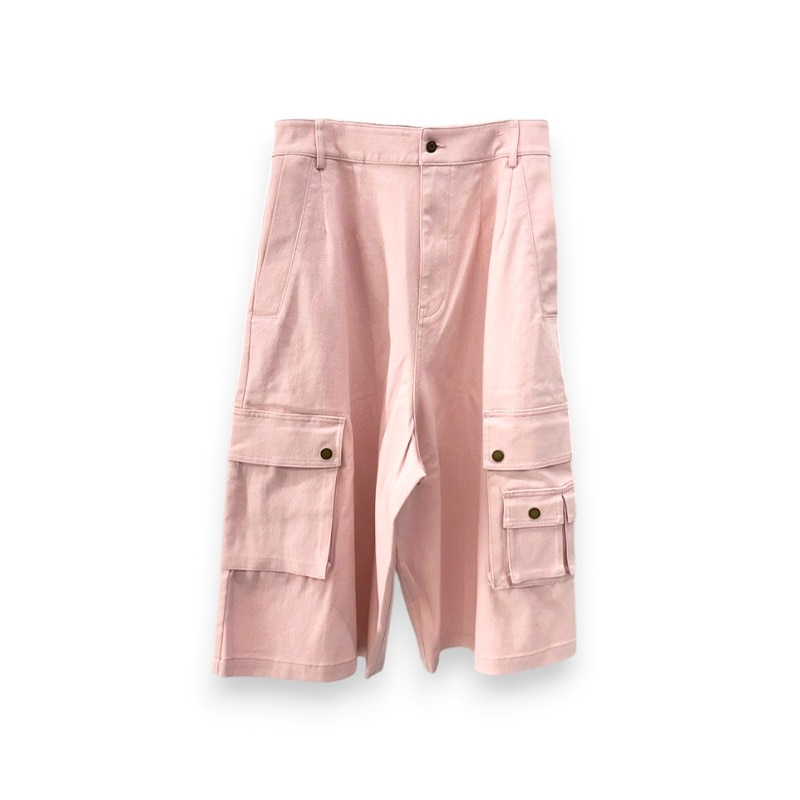 Feng Chen Wang / FCW Oversized mid length denim cargo trouser