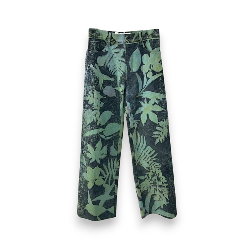 Feng Chen Wang / FCW Plant dyed trousers in antique fabric