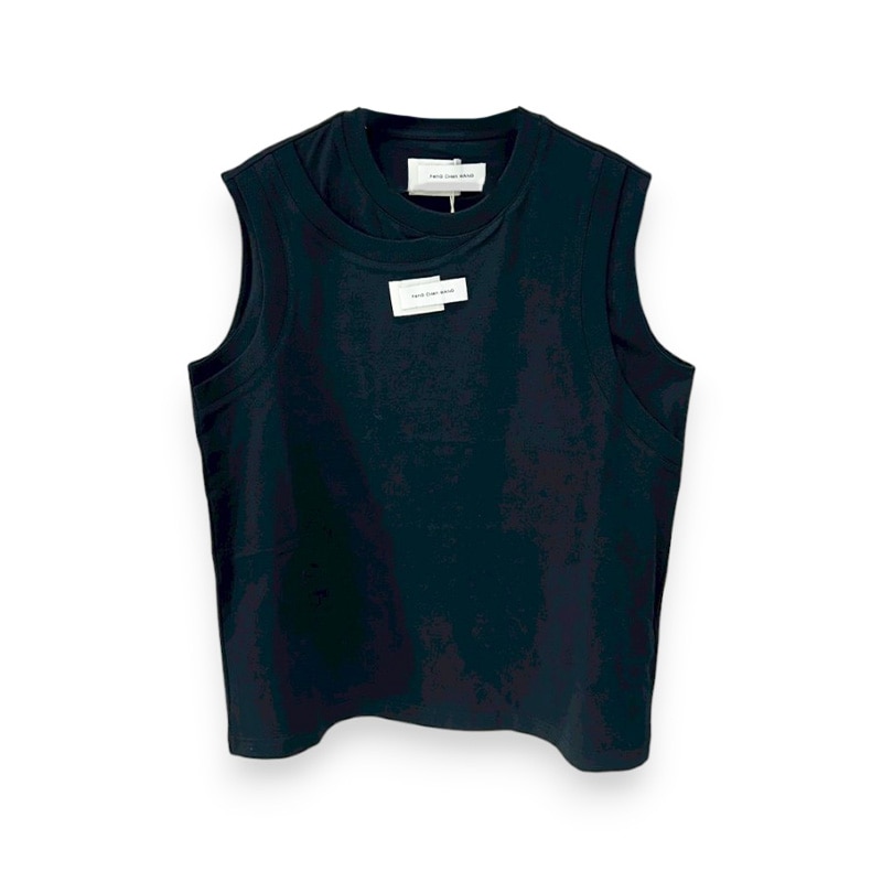 Feng Chen Wang / FCW 2 in 1 Black Loose-Fit Tank Top
