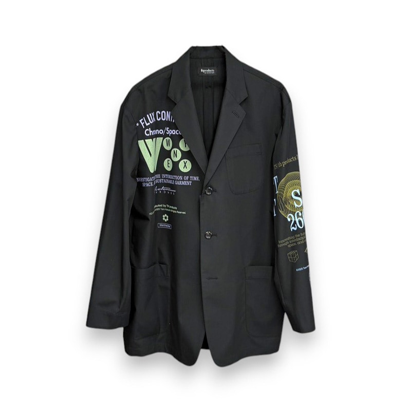 th / Graphic Prinit Oversized Jacket