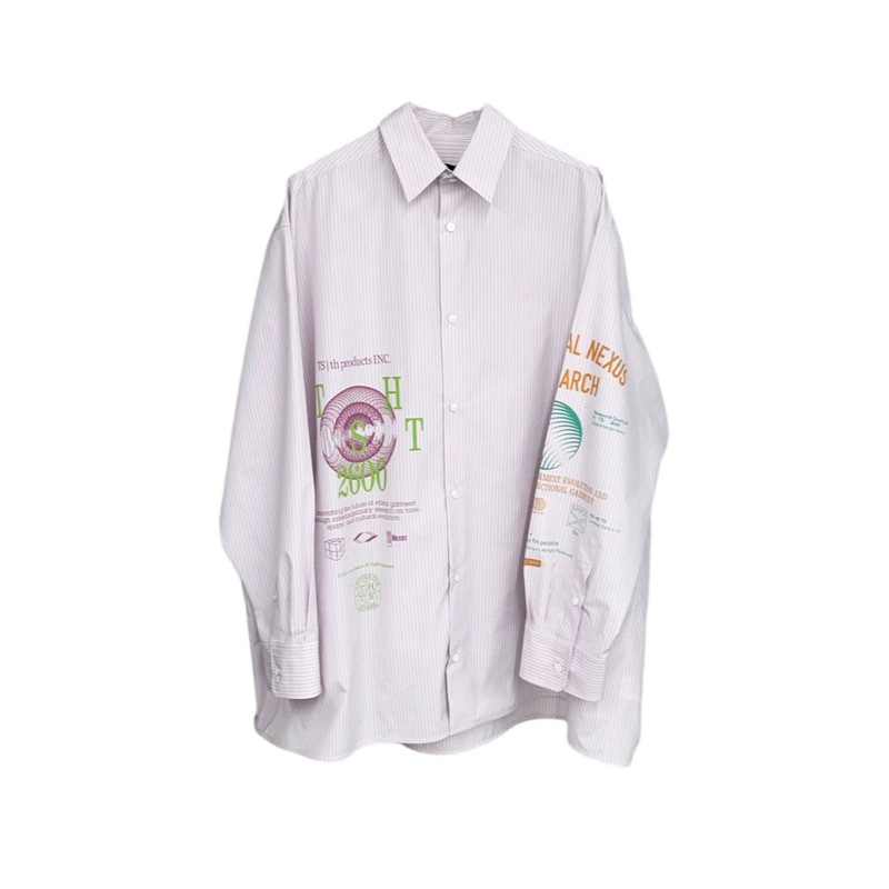 th / Graphic Prinit Oversized Shirt