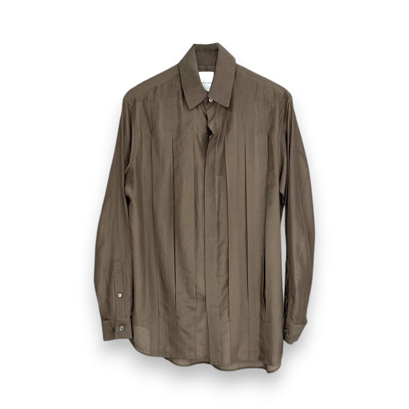 SUBLATIONS / SHEER TUCK DRESS SHIRT .15