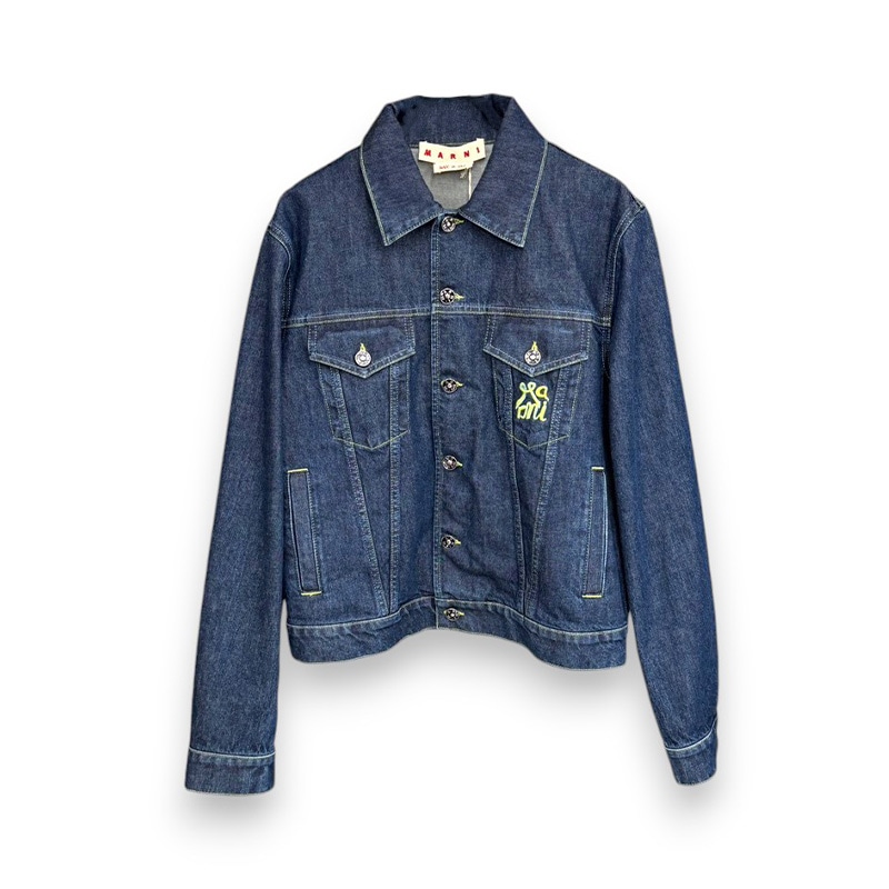 MARNI / Logo Embroidery Denim Jacket