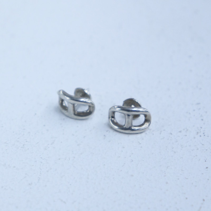 Hermes 70－80s 925 シェーヌダンクルピアス