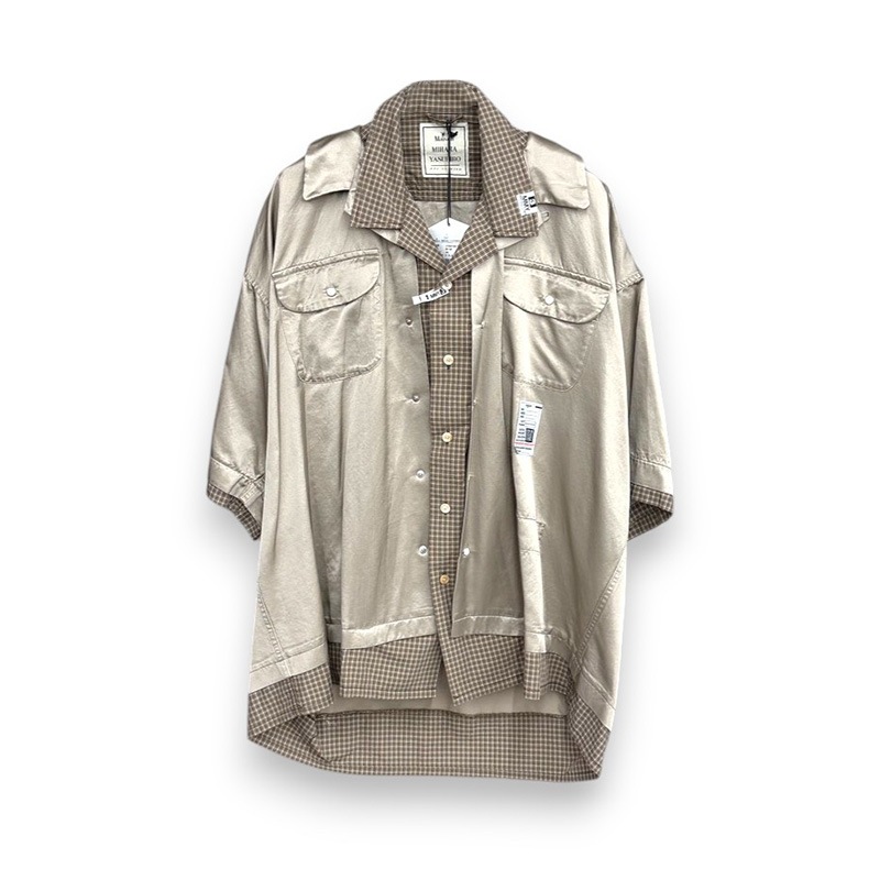 Maison MIHARA YASUHIRO / W-LAYERED H/S SHIRTS
