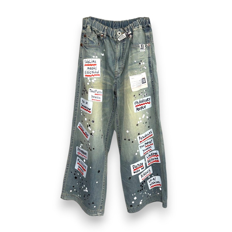 Maison MIHARA YASUHIRO / DENIM STICKER PANTS