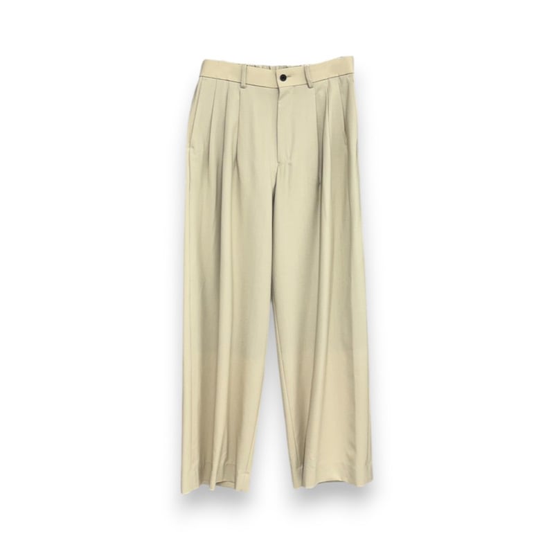 MARKAWARE / MW TRIPLE PLEATED WIDE TROUSERS
