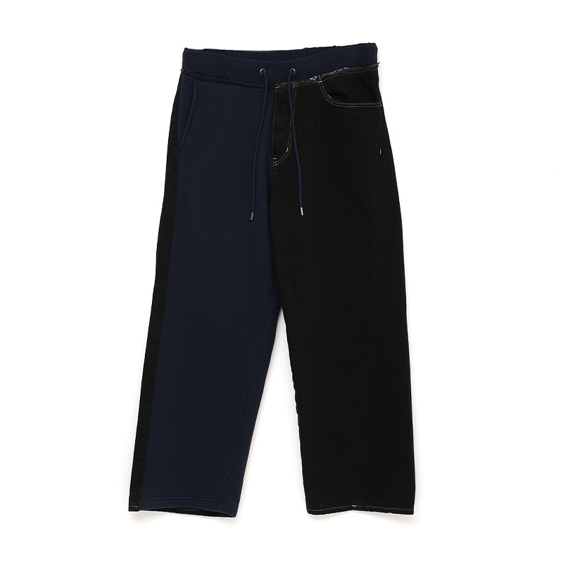 FACETASM / FAT DENIM MERGINGSWEAT PANTS