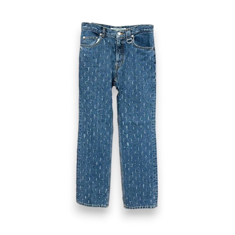 JOHN LAWRENCE SULLIVAN / SLASHED DENIM PANTS