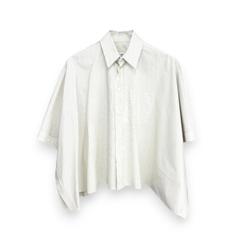 MM6 / Kimono Sleeve Stripe Shirt