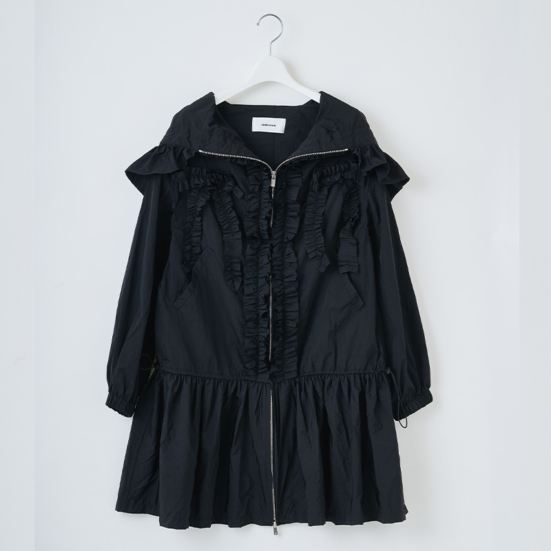 naokitomizuka / Nylon frilled tunic