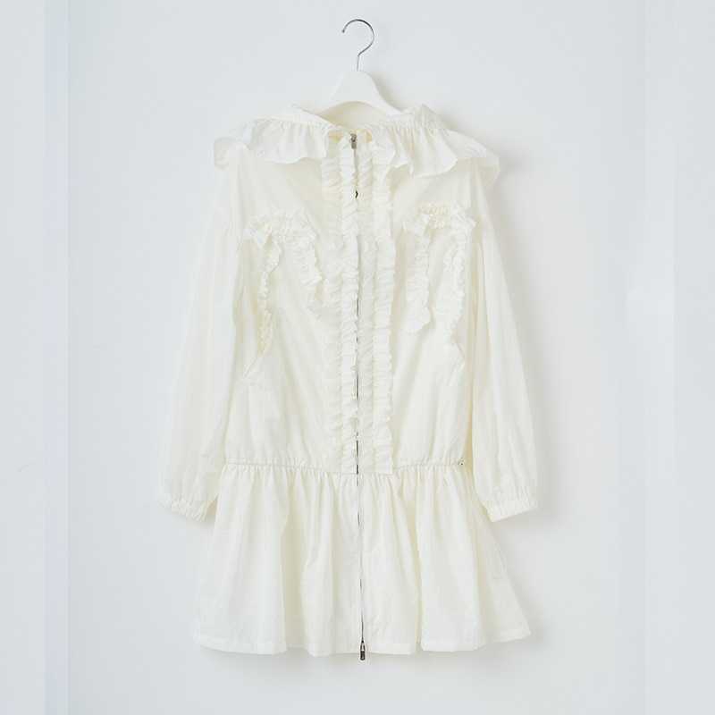 naokitomizuka / Nylon frilled tunic