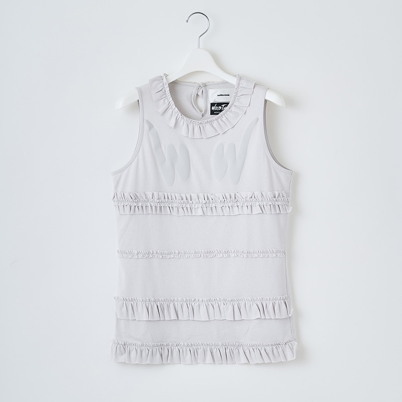 naokitomizuka / WILD THINGS Frilled tank top