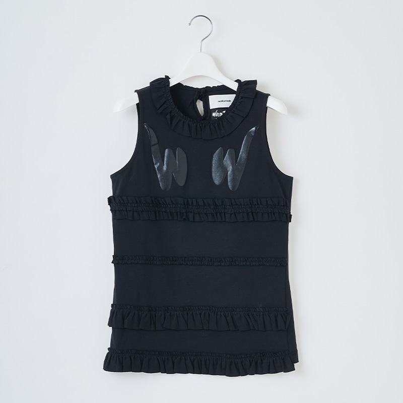 naokitomizuka / WILD THINGS Frilled tank top