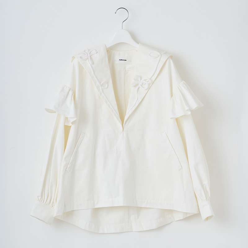 naokitomizuka / embroidery Sailor collar jacket